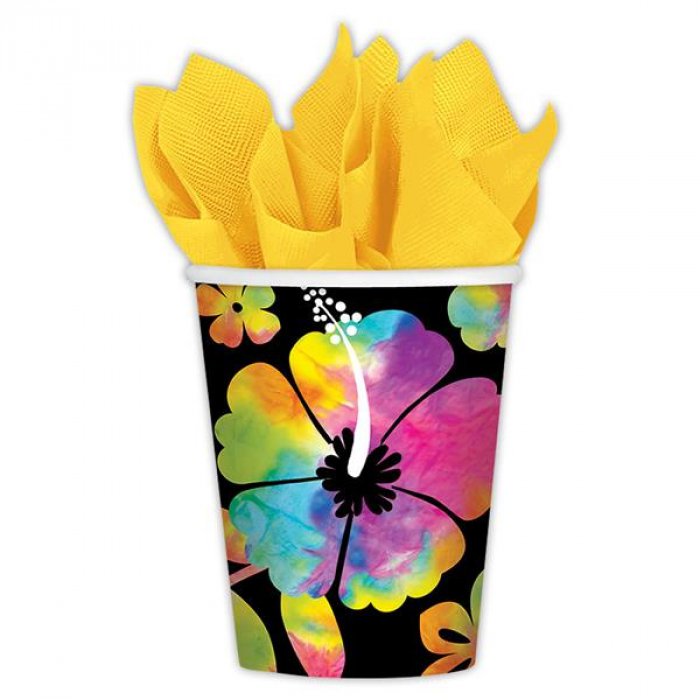 Tropical Neon 9 oz. Paper Cups