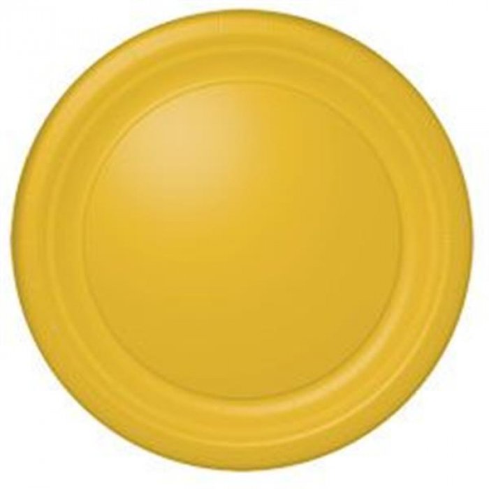 Yellow 7" Paper Plates