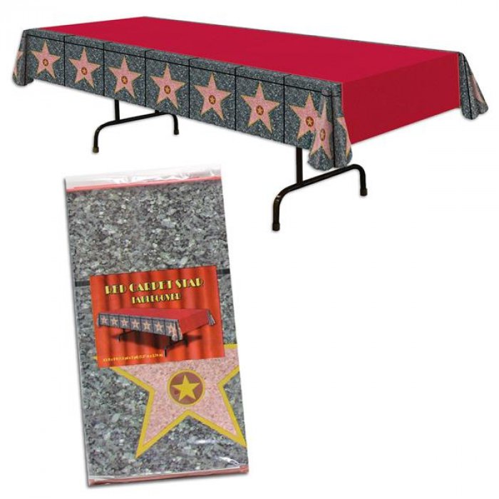 Red Carpet Star Table Cover