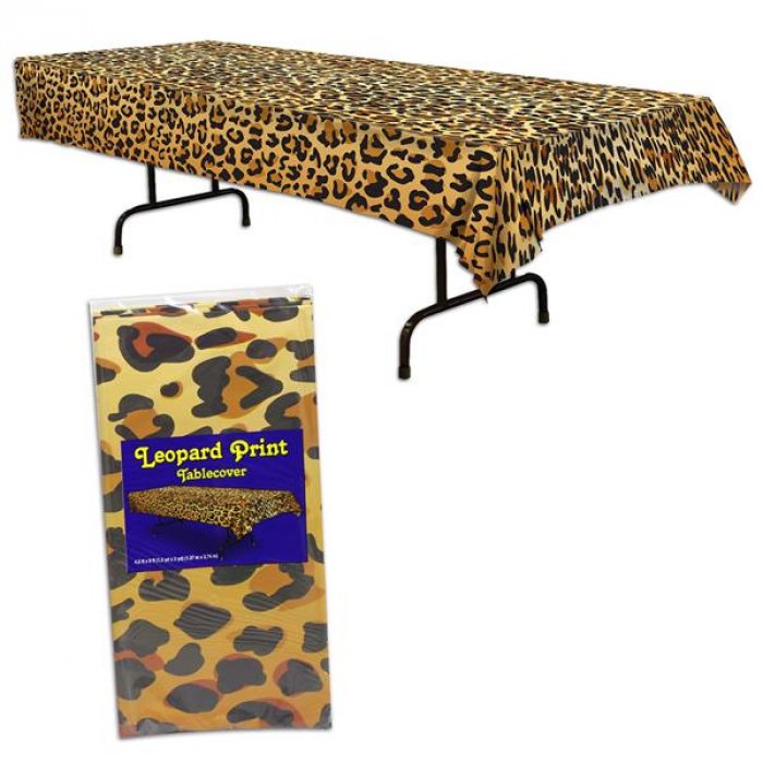 Leopard Print Table Cover