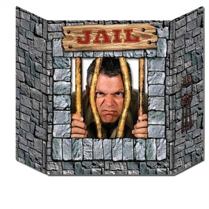 Western Jail Photo Prop