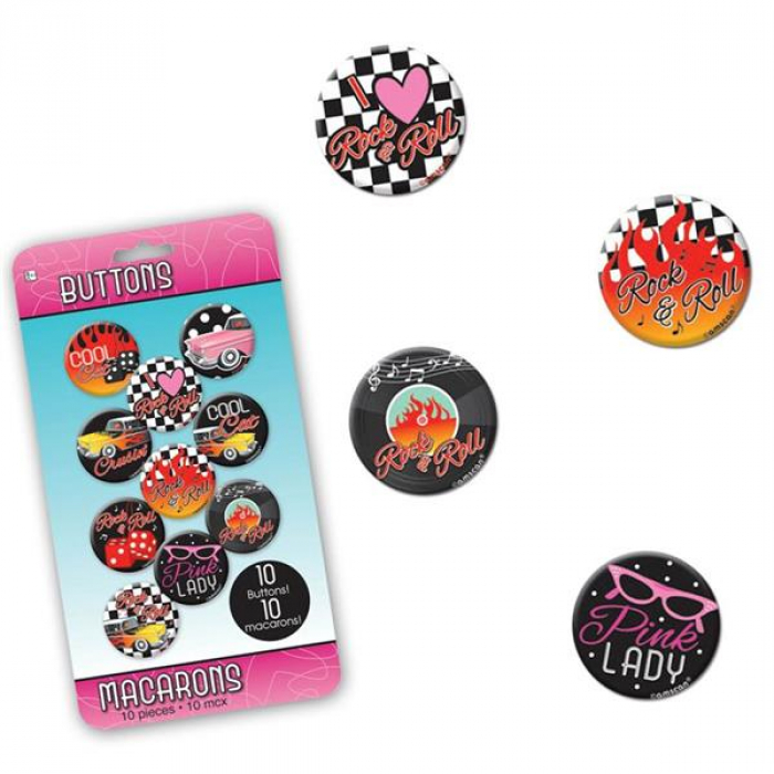 Back To the 50s Buttons