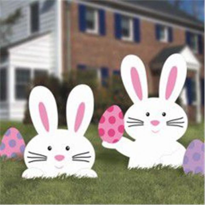 Easter Bunny Lawn Decoration Kit