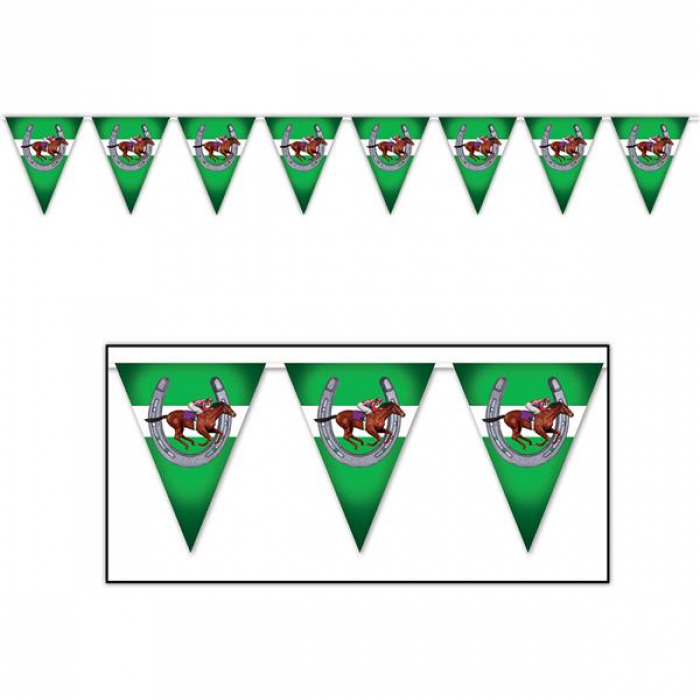 Horse Racing Pennant Banner