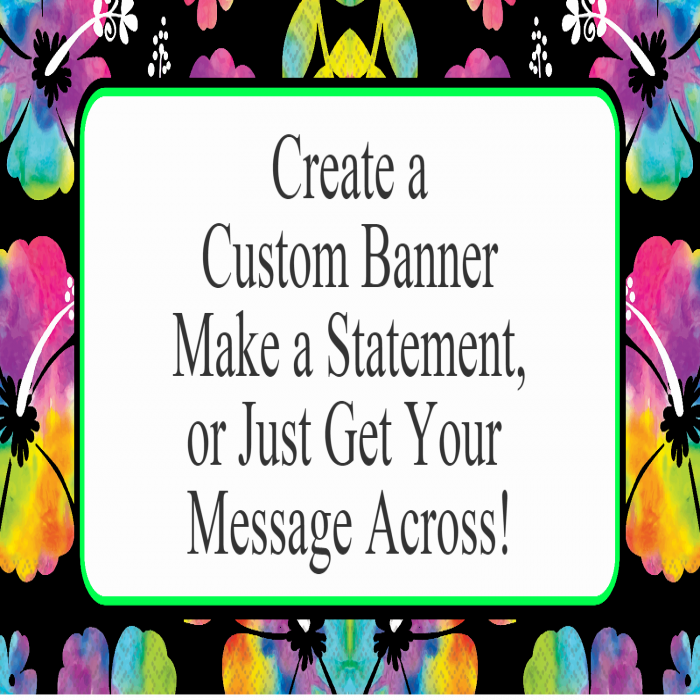 Tropical Neon Paradise Custom Banner 12 X 24 Glowuniverse Com