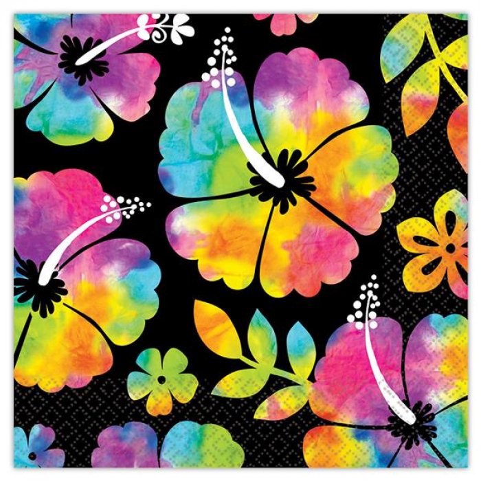 Tropical Neon Lunch Napkins