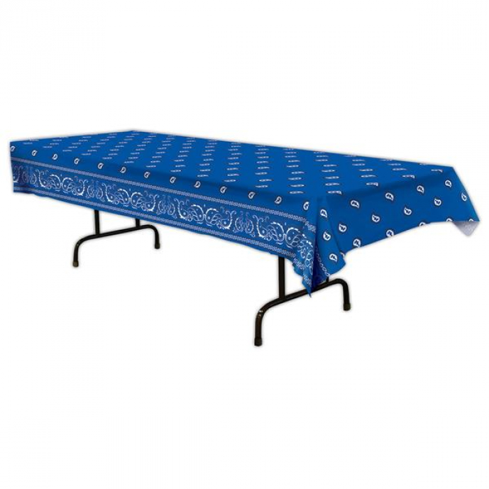 Blue Bandana Table Cover