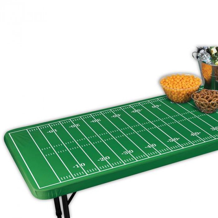 Football Field Plastic Table Cover
