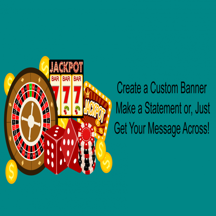 Jackpot Custom Banner - 24 x 48