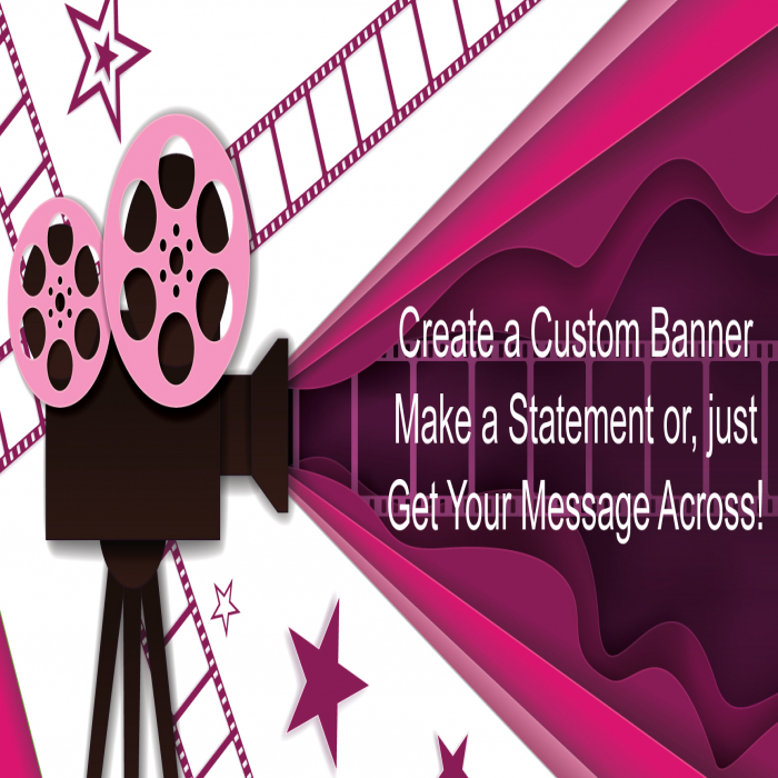 Movie Reel Custom Banner - 24 x 48