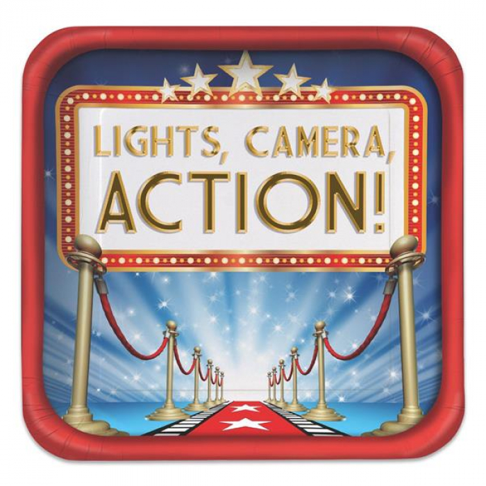 Hollywood Lights 9" Plates