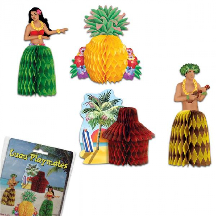 Luau Honeycomb Decorations