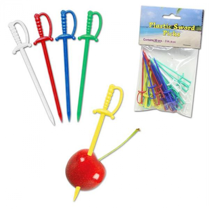 Plastic Sword Garnish Picks Plastic Sword Garnish Picks