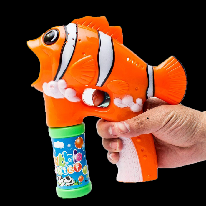 LED Light-up Bubble Gun- Fish