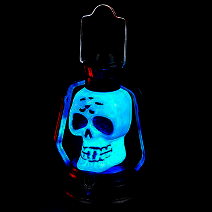 3.75" LED Halloween Lantern- Skull