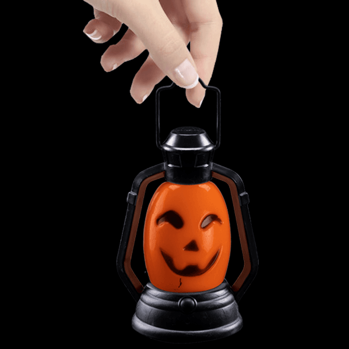 3.75" LED Halloween Lantern- Pumpkin
