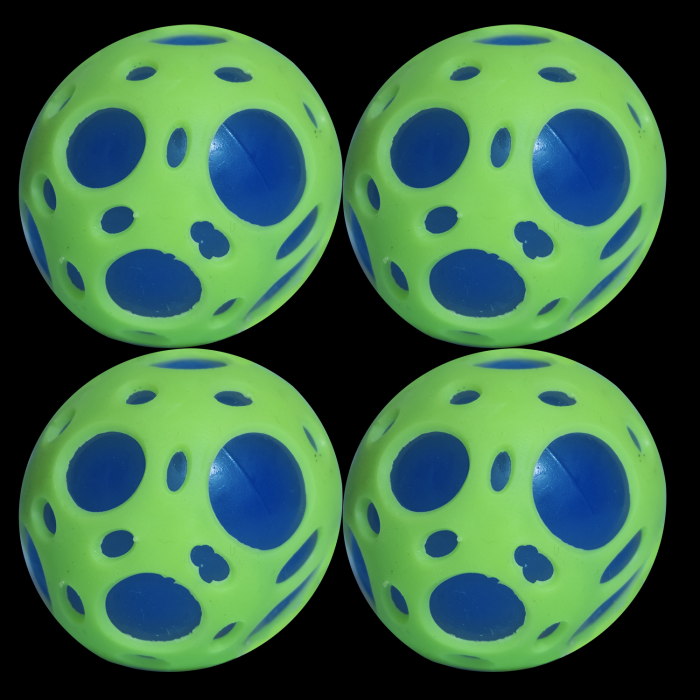 2.5" Light-Up Sports Ball- Green & Blue