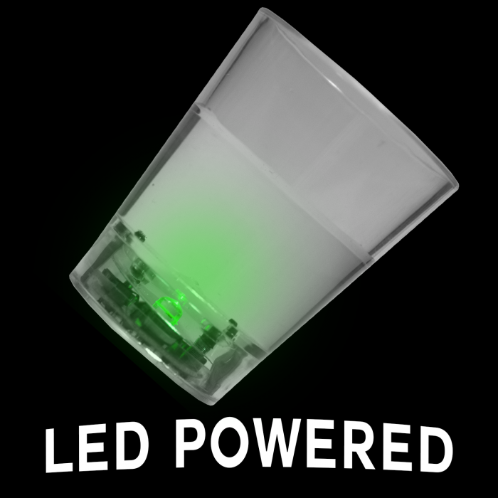LED Light Up Liquid Activated Shot Glass - Green