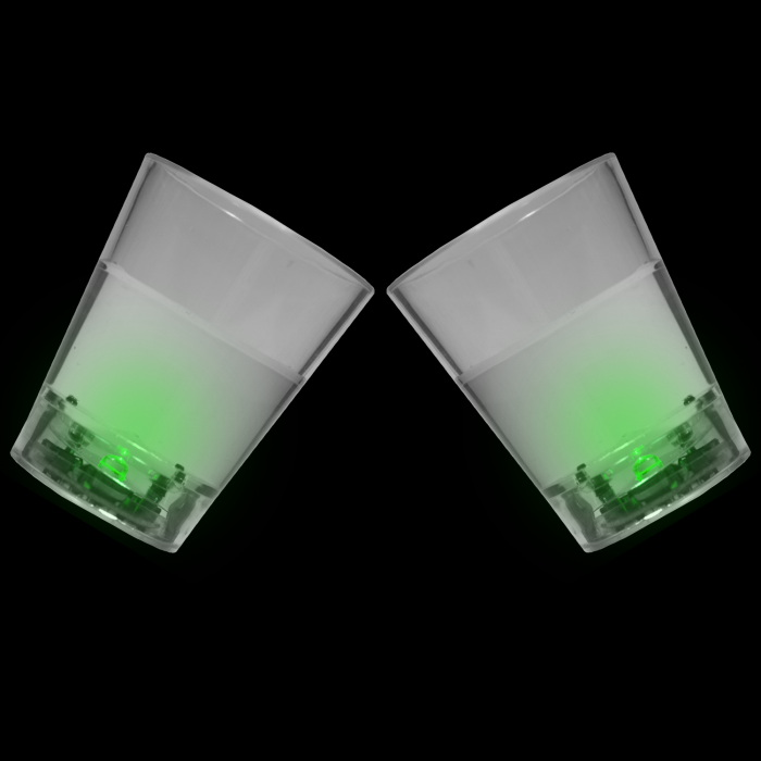 LED Light Up Liquid Activated Shot Glass - Green