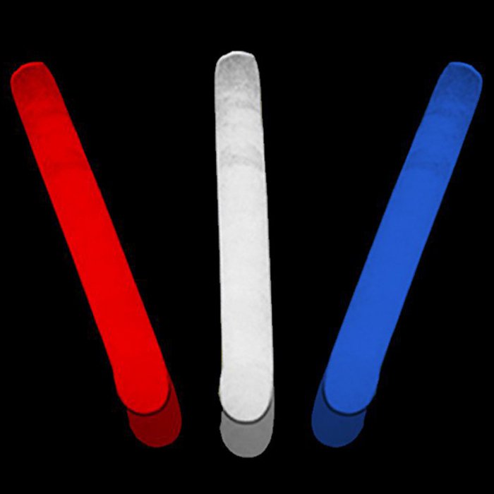 2" Mini Glowsticks -Red, White & Blue (300 Pack)