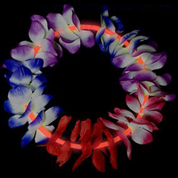 22 Inch Glow Leis - Red