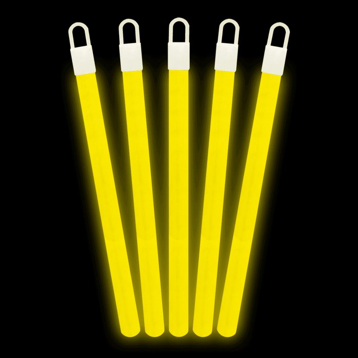 6 Inch Glowsticks - Yellow