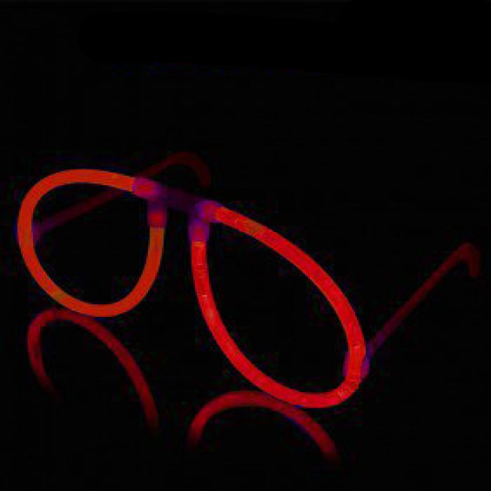 Glow Eyeglasses - Aviator - Red