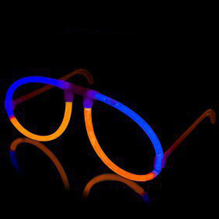 Glow Eyeglasses - Aviator - Bi Blue/Orange