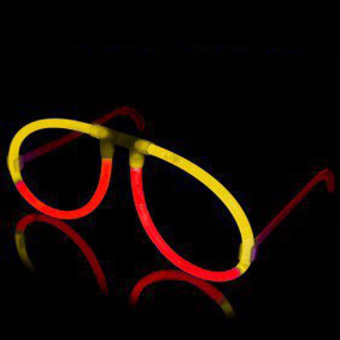 Glow Eyeglasses - Aviator - Bi Red/Yellow