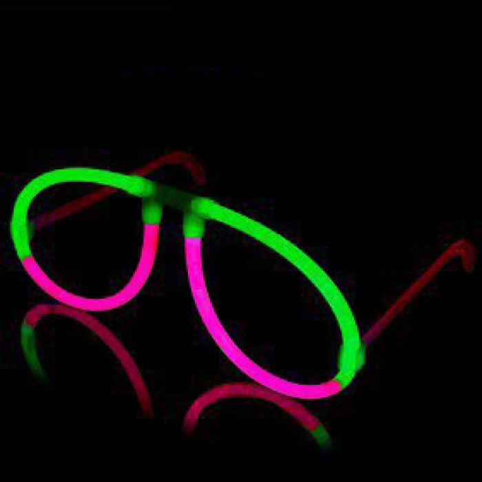 Glow Eyeglasses - Aviator - Bi Pink/Green