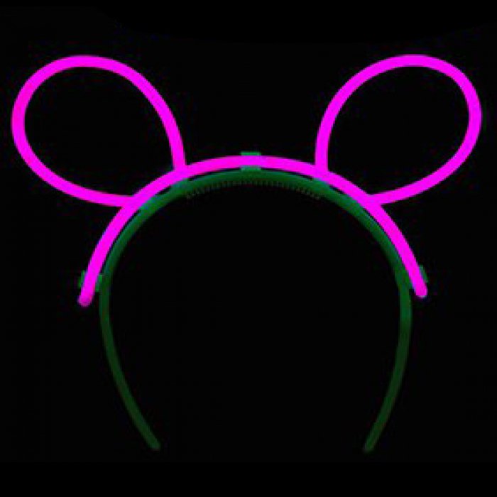 Glow Bunny Ears - Pink