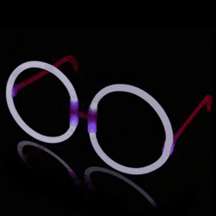 Glow Eyeglasses - Round - White