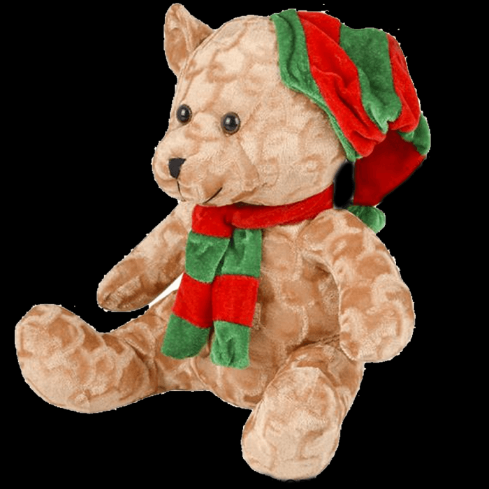 10.5" Christmas Bear Plush