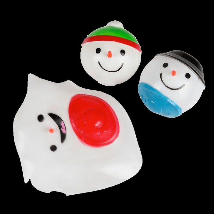 Sticky Splat Snowman Ball- Assorted