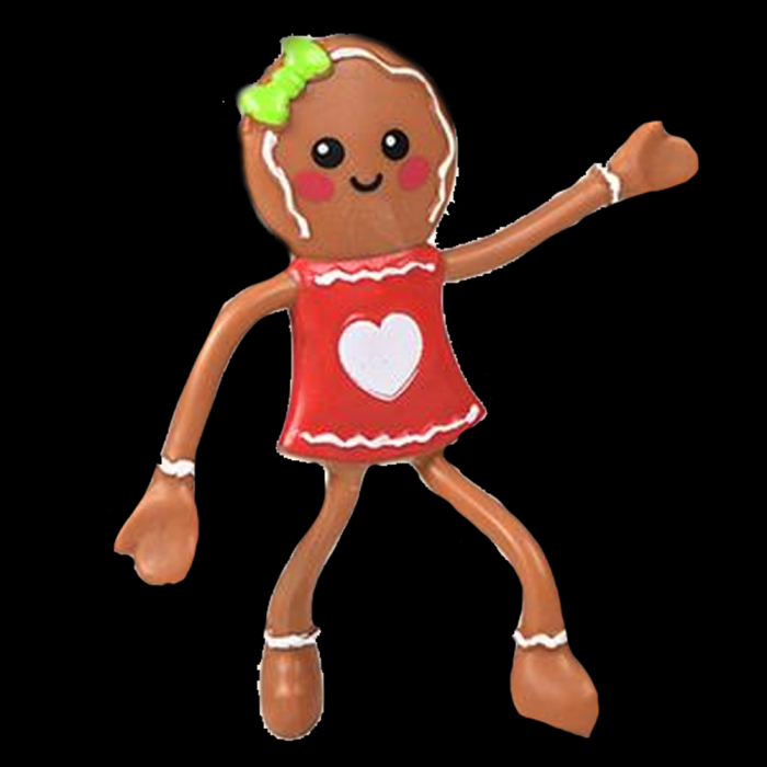 4" Bendable Gingerbread- Female