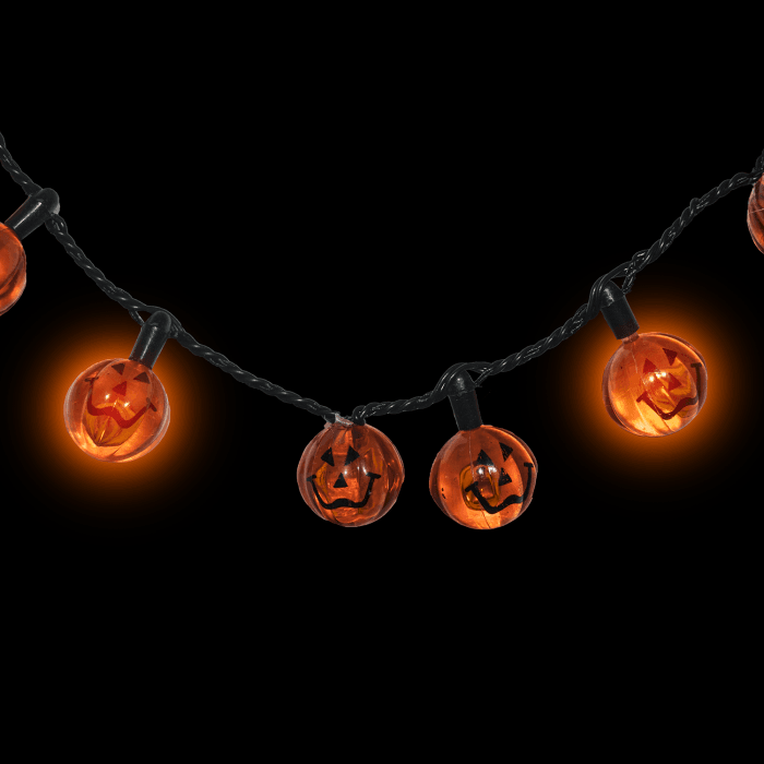 Girls Halloween Light Up Pumpkin Necklace 2-Pack | The Children's Place -  MULTI CLR