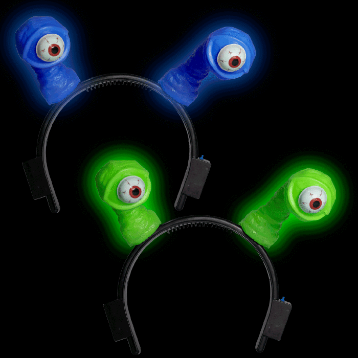 LED Flashing Eyeball Headbands
