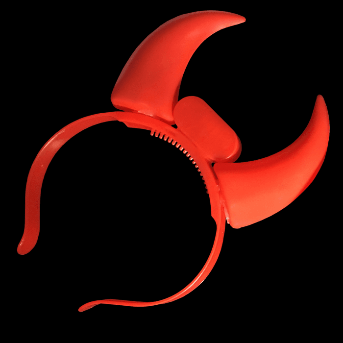 LED Flashing Devil Horns Headband