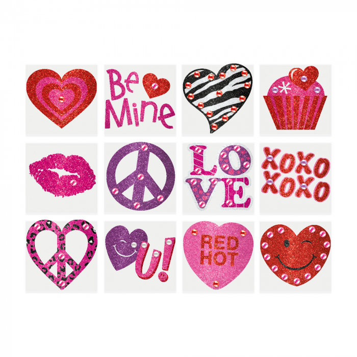 Valentine's Day Body Jewelry (Per 12 pack) Valentine's Day Body Jewelry (Per 12 pack)