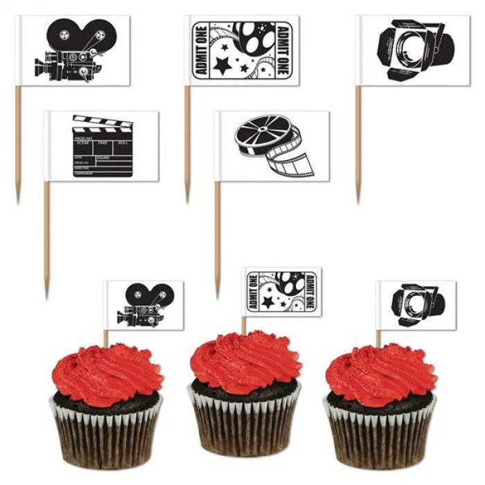 Movie Set Garnish Picks (Per 50 pack) Movie Set Garnish Picks (Per 50 pack)