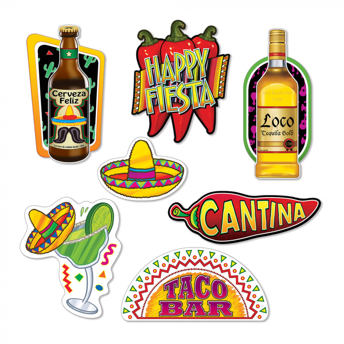 Fiesta Cutouts (Per 7 pack)