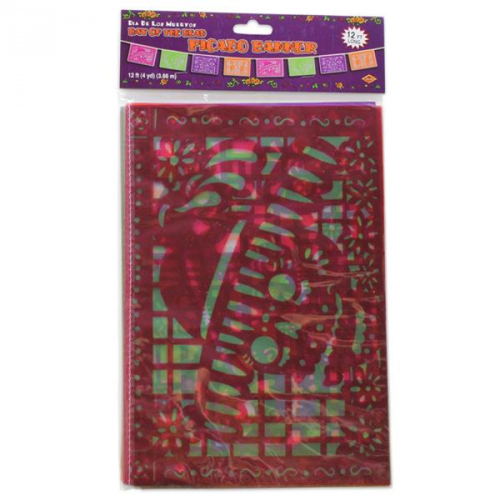 Day of the Dead Picado Papel Banner