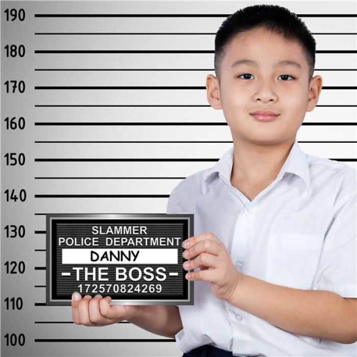 Speakeasy Mug Shot Photo Signs (Per 8 pack)