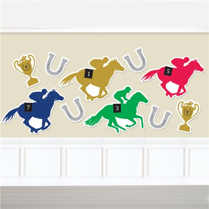 Horse Racing Cutouts (Per 10 pack)