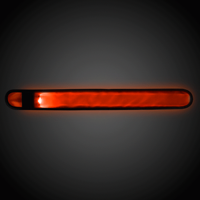 LED Orange Slap Bracelet