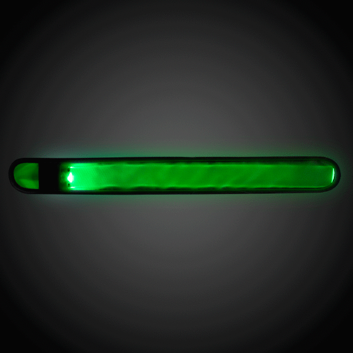 LED Green Slap Bracelet