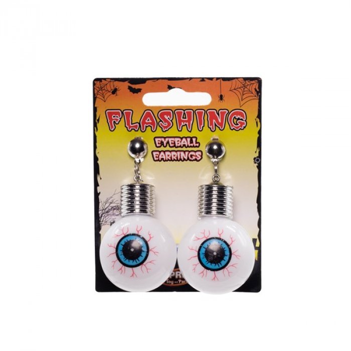 LED Jumbo Eyeball Clip-On Earrings (Per pair)