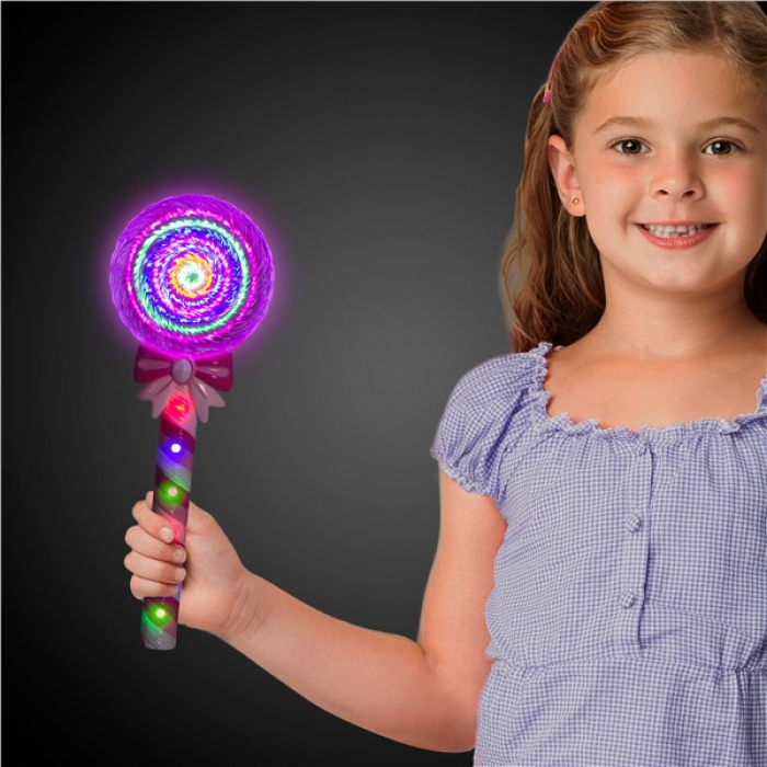 LED Pink Lollipop Wand