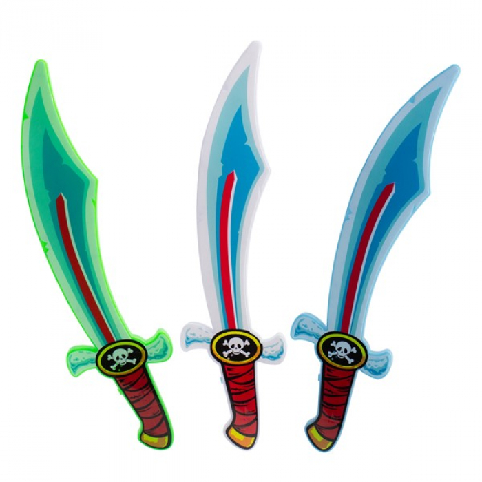 LED Pirate Swords (Per 3 pack)