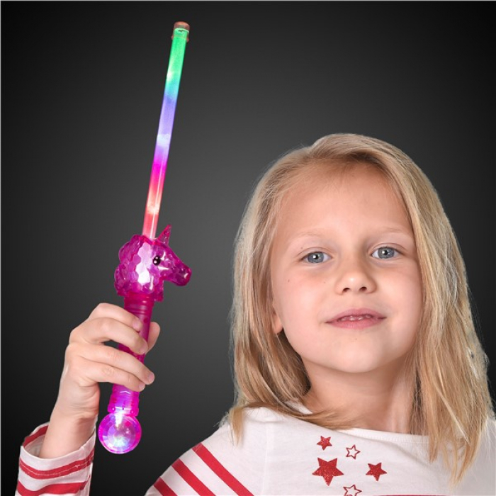 LED Unicorn Prism Wand